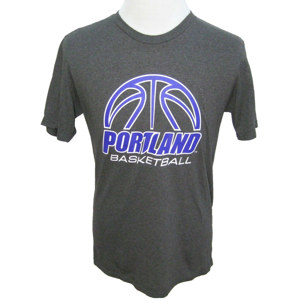 PORTLAND PILOTS Basketball Men's (Size Medium) Gray Short Sleeve Graphic T-Shirt
